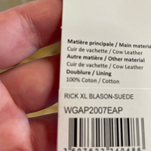 Zadig &Voltaire Rick XL Blason- Suede crossbody - Picture 8 of 8